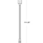 Z-Lite Nuri 596PHMR-519P-BK 1-Light Black Aluminum Clear Glass Shade Outdoor Post Mounted Fixture