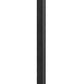 Z-Lite Nuri 596PHMS-536P-BK 1-Light Black Aluminum Clear Glass Shade Outdoor Post Mounted Fixture