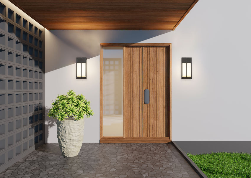 Z-Lite Nyx 6" W x 13" H 2-Light LED Black Aluminum Outdoor Wall Light With Gloss Opal Glass Shade