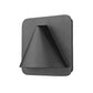 Z-Lite Obelisk 7" 1-Light LED Black Outdoor Wall Sconce With Sandblast Glass Shade