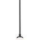 Z-Lite Oren 1-Light Medium Bulb Base Matte Black Steel Frame Matte Opal Glass Shade Pendant Light