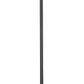 Z-Lite Oren 1-Light Medium Bulb Base Matte Black Steel Frame Matte Opal Glass Shade Pendant Light