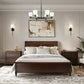 Z-Lite Oren 6-Light Medium Bulb Base Matte Black Steel Frame Matte Opal Glass Shade Chandelier