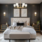 Z-Lite Oren 6-Light Medium Bulb Base Modern Gold Steel Frame Matte Opal Glass Shade Chandelier