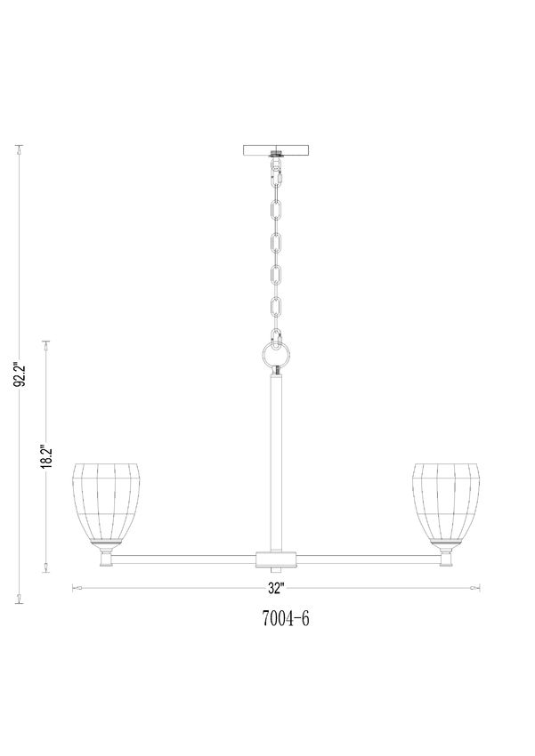Z-Lite Oren 6-Light Medium Bulb Base Modern Gold Steel Frame Matte Opal Glass Shade Chandelier