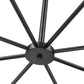 Z-Lite Oren 8-Light Medium Bulb Base Matte Black Steel Frame Matte Opal Glass Shade Chandelier