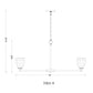 Z-Lite Oren 8-Light Medium Bulb Base Matte Black Steel Frame Matte Opal Glass Shade Chandelier
