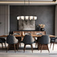 Z-Lite Oren 8-Light Medium Bulb Base Matte Black Steel Frame Matte Opal Glass Shade Linear Chandelier