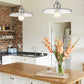 Z-Lite Paloma 14" 1-Light Brushed Nickel Pendant Light With Clear Glass Shade