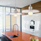 Z-Lite Paloma 14" 1-Light Brushed Nickel Pendant Light With Clear Glass Shade