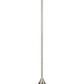 Z-Lite Paloma 14" 1-Light Brushed Nickel Pendant Light With Gloss Opal Glass Shade