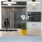 Z-Lite Paloma 14" 1-Light Matte Black Pendant Light With Gloss Opal Glass Shade