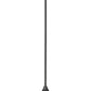 Z-Lite Paloma 14" 1-Light Matte Black Pendant Light With Gloss Opal Glass Shade