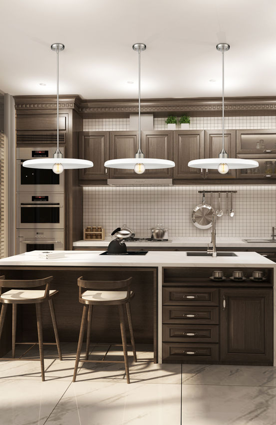 Z-Lite Paloma 24" 1-Light Brushed Nickel Pendant Light With Gloss Opal Glass Shade