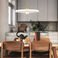 Z-Lite Paloma 24" 1-Light Olde Brass Pendant Light With Gloss Opal Glass Shade