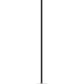 Z-Lite Parsons 10" 1-Light Matte Black and Brushed Nickel Pendant Light With Clear Glass Shade