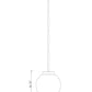 Z-Lite Parsons 10" 1-Light Matte Black and Olde Brass Pendant Light With Opal Glass Shade