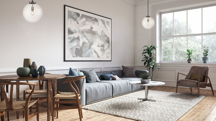 Z-Lite Parsons 14" 1-Light Matte Black and Brushed Nickel Pendant Light With Clear Glass Shade