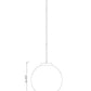Z-Lite Parsons 14" 1-Light Matte Black and Olde Brass Pendant Light With Opal Glass Shade