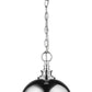 Z-Lite Peyton 12" 2-Light Chrome Mini Pendant Light With Opal Etched Glass Shade