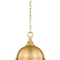 Z-Lite Peyton 12" 2-Light Classic Brass Iron Pendant Light