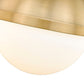 Z-Lite Peyton 15" 2-Light Classic Brass Iron Pendant Light