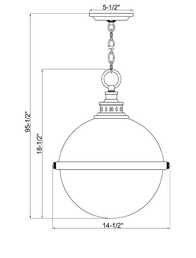 Z-Lite Peyton 15" 2-Light Matte Black Iron Pendant Light