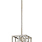 Z-Lite Port 9" 1-Light Antique Silver Steel Pendant Light