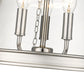 Z-Lite Prescott 12" 3-Light Polished Nickel Pendant Light With Clear Glass Shade