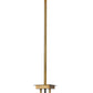 Z-Lite Quadra 8" 1-Light Olde Brass and Bronze Steel Mini Pendant Light