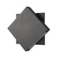 Z-Lite Quadrate 12" 1-Light LED Black Outdoor Wall Sconce With Sandblast Glass Shade