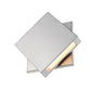 Z-Lite Quadrate 12" 1-Light LED Silver Outdoor Wall Sconce With Sandblast Glass Shade