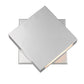 Z-Lite Quadrate 12" 1-Light LED Silver Outdoor Wall Sconce With Sandblast Glass Shade
