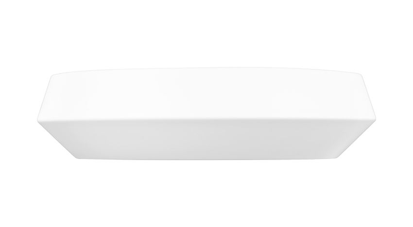 Z-Lite Quasars 12" 1-Light LED-Integrated Matte White Steel Frame White Acrylic Shade Flush Mount Lighting