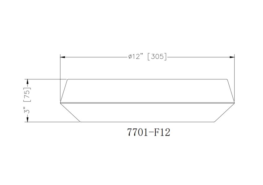 Z-Lite Quasars 12" 1-Light LED-Integrated Matte White Steel Frame White Acrylic Shade Flush Mount Lighting