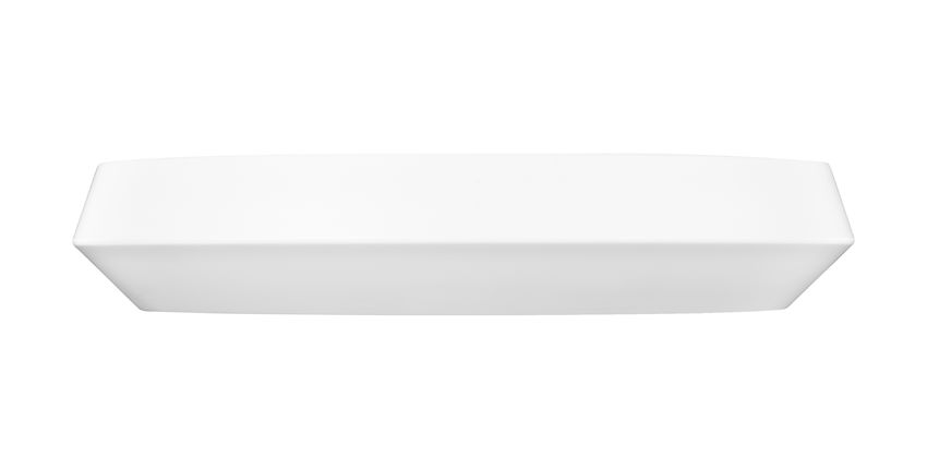 Z-Lite Quasars 16" 1-Light LED-Integrated Matte White Steel Frame White Acrylic Shade Flush Mount Lighting