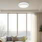 Z-Lite Quasars 16" 1-Light LED-Integrated Matte White Steel Frame White Acrylic Shade Flush Mount Lighting