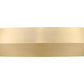 Z-Lite Quasars 16" 1-Light LED-Integrated Modern Gold Steel Frame White Acrylic Shade Flush Mount Lighting