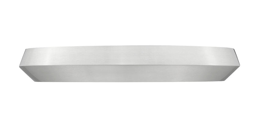Z-Lite Quasars 20" 1-Light LED-Integrated Brushed Nickel Steel Frame White Acrylic Shade Flush Mount Lighting