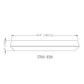 Z-Lite Quasars 20" 1-Light LED-Integrated Brushed Nickel Steel Frame White Acrylic Shade Flush Mount Lighting