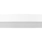 Z-Lite Quasars 20" 1-Light LED-Integrated Matte White Steel Frame White Acrylic Shade Flush Mount Lighting