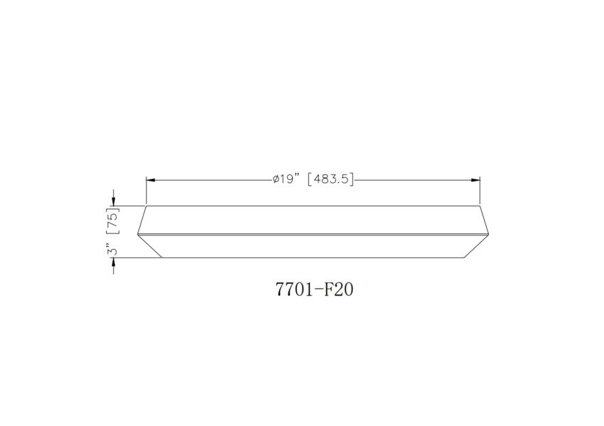 Z-Lite Quasars 20" 1-Light LED-Integrated Matte White Steel Frame White Acrylic Shade Flush Mount Lighting