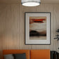 Z-Lite Quinn 15" 1-Light LED-Integrated Satin Nickel Frame White Acrylic Shade Semi Flush Mount Lighting