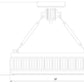 Z-Lite Quinn 15" 1-Light LED-Integrated Satin Nickel Frame White Acrylic Shade Semi Flush Mount Lighting