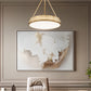 Z-Lite Quinn 22" 3-Light LED-Integrated Modern Gold Iron Frame White Acrylic Shade Pendant Light