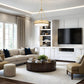 Z-Lite Quinn 22" 3-Light LED-Integrated Modern Gold Iron Frame White Acrylic Shade Pendant Light