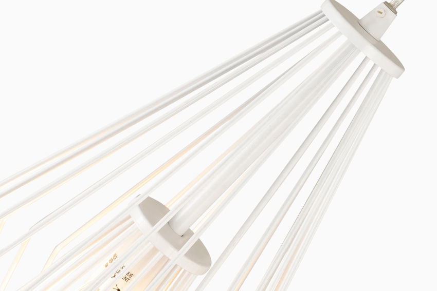 Z-Lite Quintus 10" 1-Light Gloss White Steel Mini Pendant Light