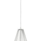 Z-Lite Quintus 10" 1-Light Gloss White Steel Mini Pendant Light