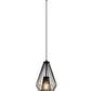 Z-Lite Quintus 10" 1-Light Matte Black Steel Mini Pendant Light