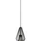 Z-Lite Quintus 10" 1-Light Matte Black Steel Mini Pendant Light
